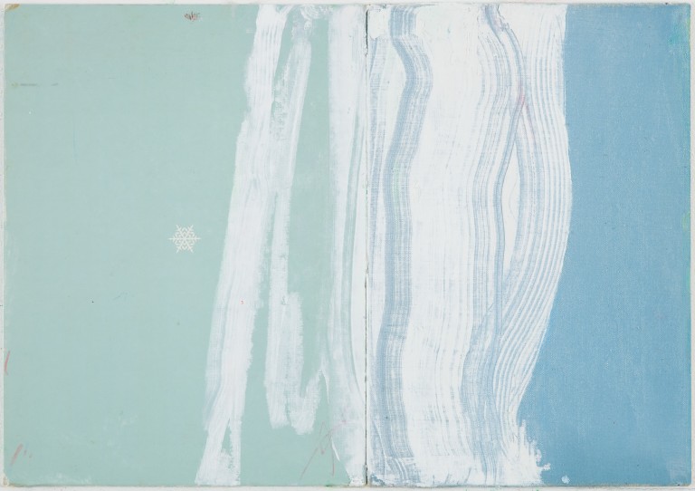 SB12-13 Snø-275-x-39-cm-oljepastell-på-papp
